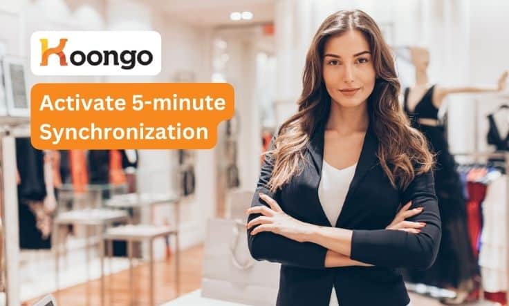 Koongo: Attiva la sincronizzazione di 5 minuti